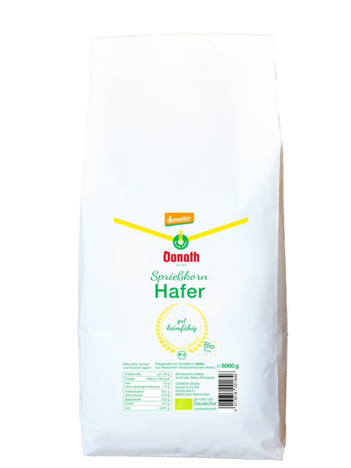 Extrait De Malt D'orge Bio Donath Mühle - Lot De 2 X 400g, Pour Brasserie Maison, Pain, Cuisine